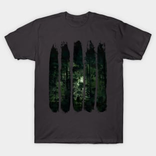 Mysterious Wild Forest - Misty Day Hike T-Shirt